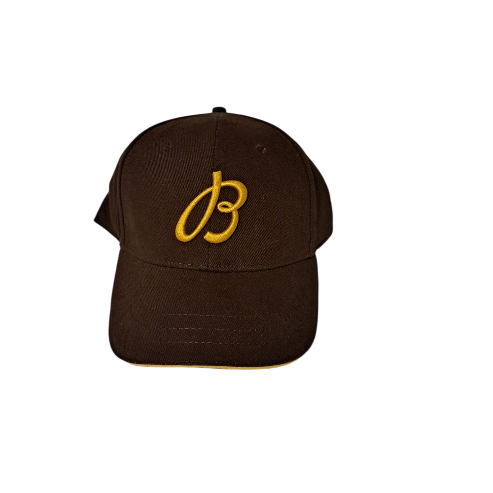 Breitling Brown Hat with Gold Logo